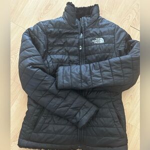 The North Face Black Girls' Jacket - REVERSIBLE